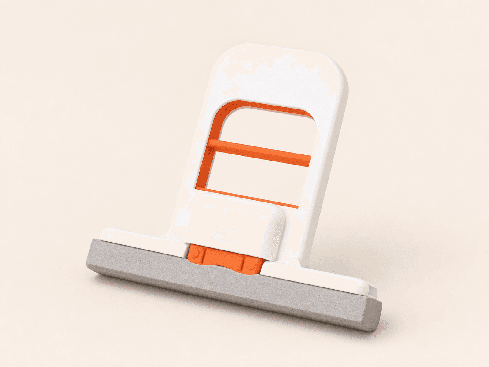 Mini 2-in-1 Squeegee & Sponge Cleaner - White